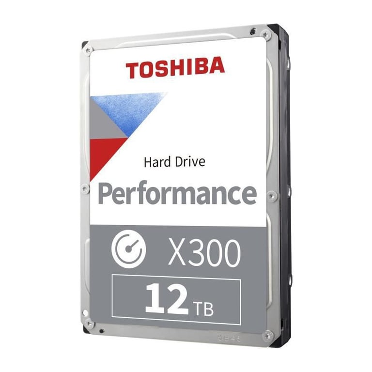TOSHIBA - Disque dur Interne - X300 - 12To - 7200 tr/min - 3.5 Boite Retail (HDWR21CEZSTA)