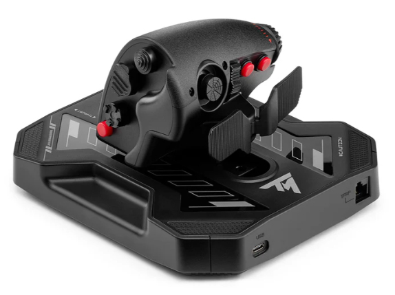 Thrustmaster Sol-R 4 HOTAS Noir USB Joystick + levier de commande du moteur Analogique/Numérique PC - Neuf