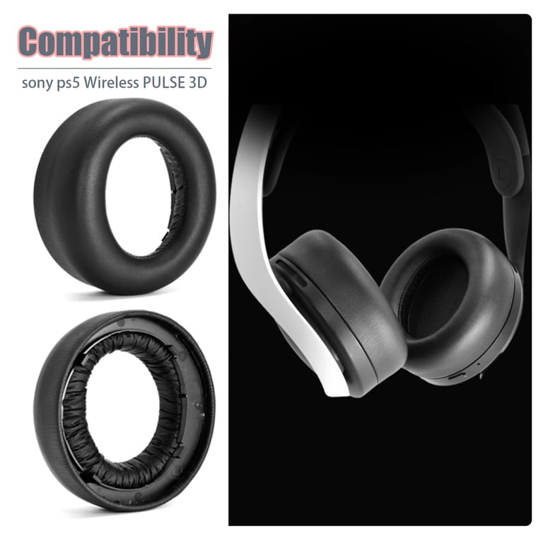 Coussinets d'oreille pour casque Sony PS5 Wireless Pulse 3D Neuf - vue 3