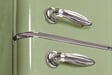 Schneider SCDD211V-VAE - Réfrigérateur double porte 211L Vintage Vert amande