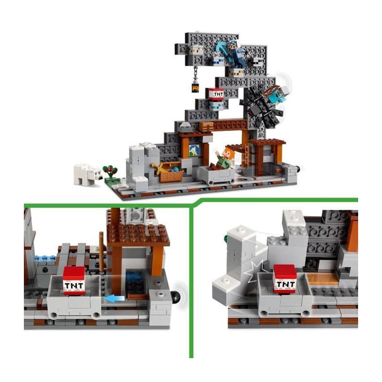 LEGO Minecraft 21277 La Mine En Forme De Pioche - vue 5