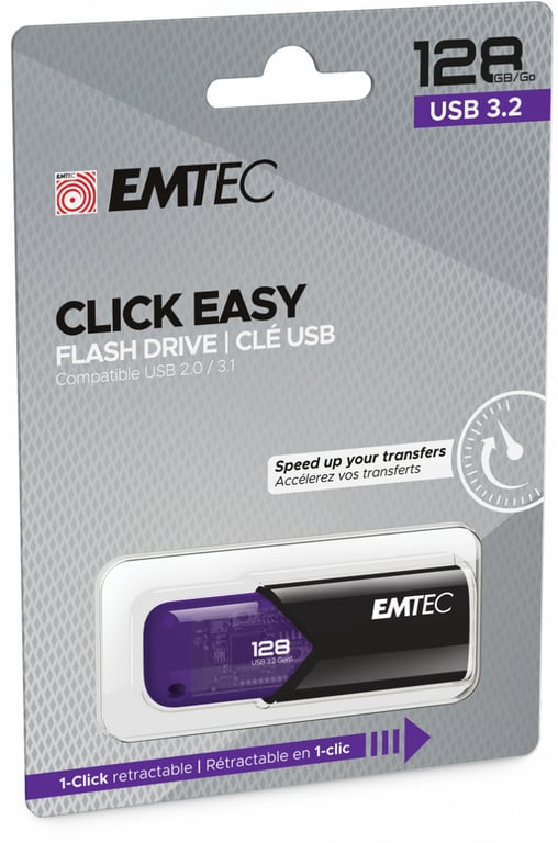 Emtec Click Easy lecteur USB flash USB Type A 3.2 Gen 1 3.1 Gen 1 Neuf - vue 6