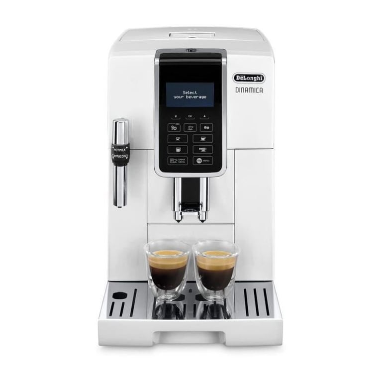 DELONGHI ECAM 350.35.W Expresso broyeur  DINAMICA Ecran 4 recettes - Blanc - Neuf