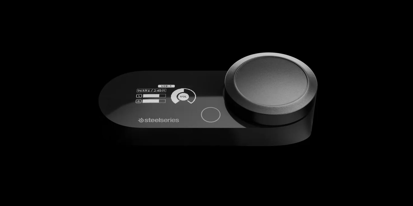 SteelSeries GameDAC Gen 2 Amplificateur Audio Hi Res ESS Sabre Quad DAC Élimination du Bruit par ’IA Son Spatial 360° Certifié Hi Res PC PS5 PS4 - vue 3