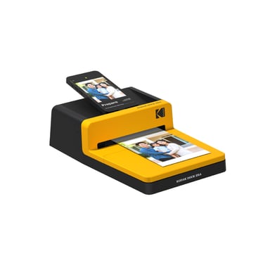 Kodak Photo Printer D600 - Impresión 4x6 vía Bluetooth, Compatible con iOS/Android, Tecnología 4Pass, Cartucho Todo en Uno, Aplicación KODAK Instant - Amarillo