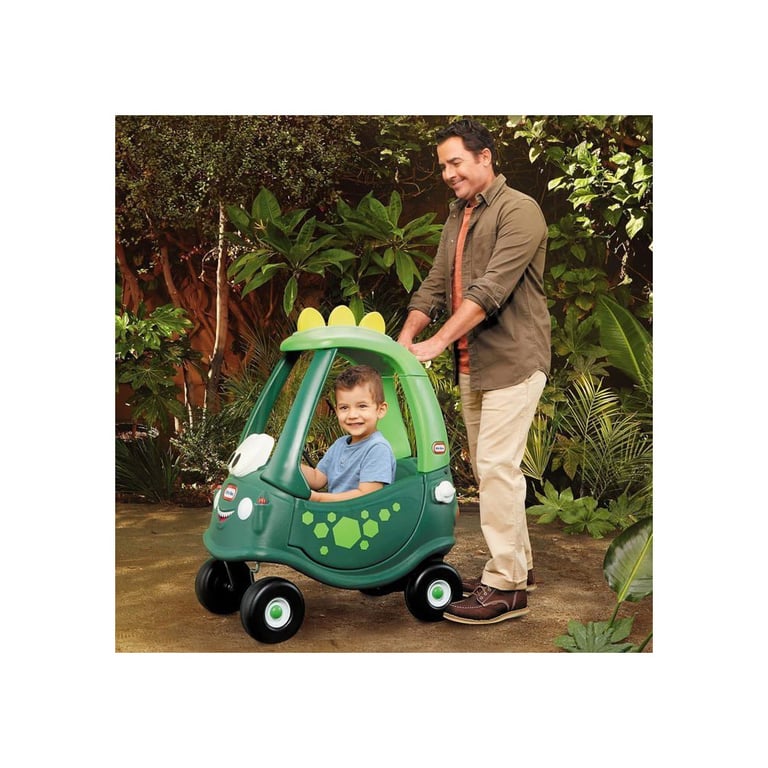 Voiture porteur push Little Tikes Cozy Coupe Dino avec plancher amovible klaxon et clé Neuf - vue 2