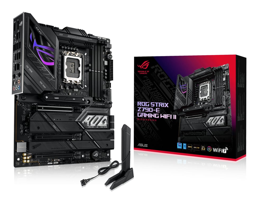 ASUS ROG STRIX Z790 E GAMING WIFI II Intel Z790 LGA 1700 ATX Neuf - vue 3