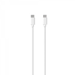 Cable USB-C a Type-C 3A - 1,5 metros - Colección POP - Blanco