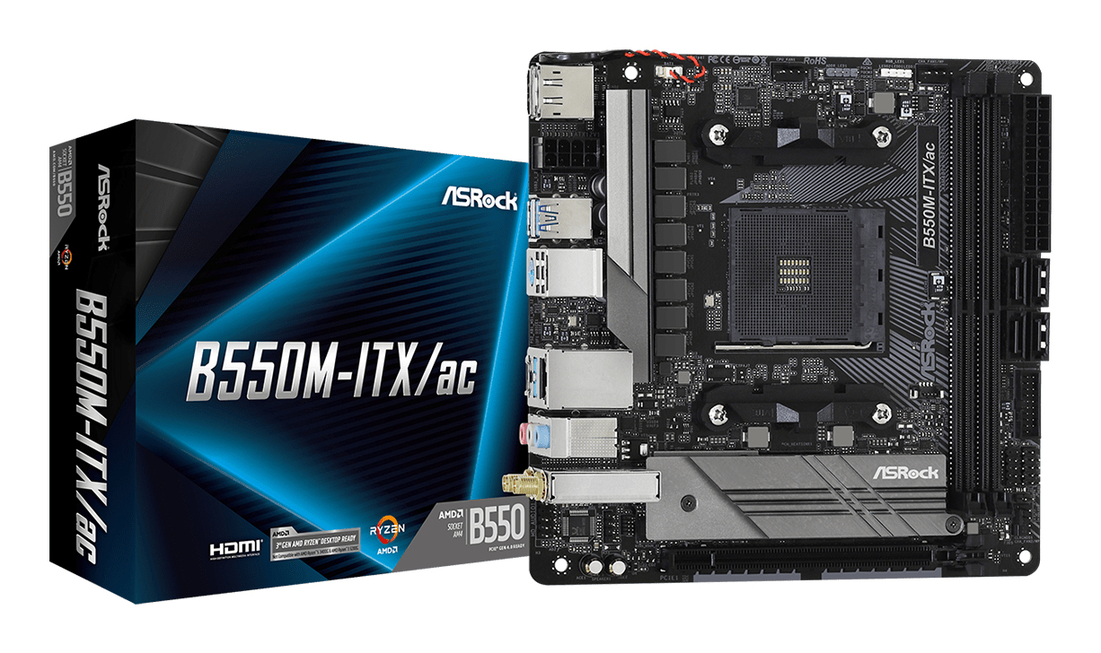 ASRock B550M ITXAC - vue 2