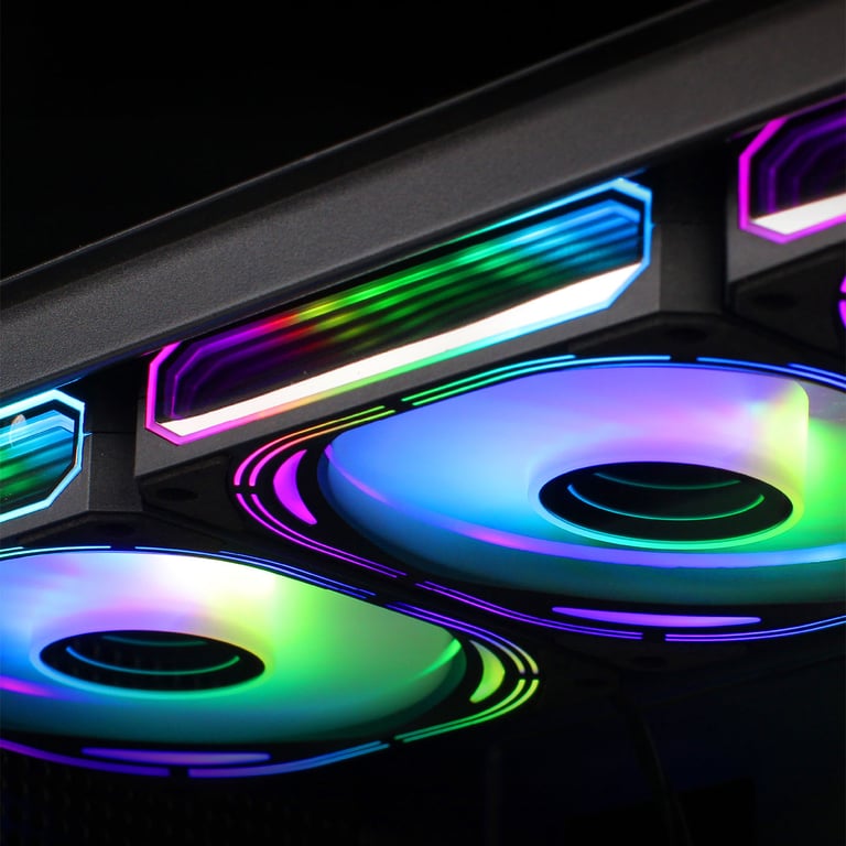 CoolBox Infinity Pro ARGB Boitier PC Ventilateur 12 cm 4 pièce Neuf - vue 3