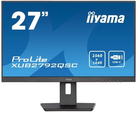 iiyama ProLite 68.6 cm (27'') Wide Quad HD LED Flat Panel PC Monitor Negro