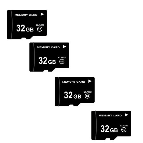 Lot de 4 cartes Micro SDHC TF Neuf