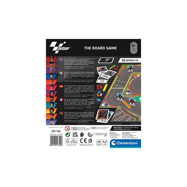 Jeux De Société Moto GP Clementoni – Défi Et Expérience De Qualité - vue 4