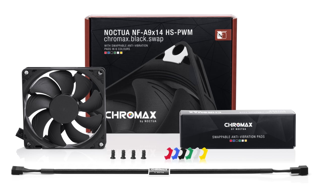Noctua NF A9X14 HS PWM CH.BK. système de refroidissement d'ordinateur Boitier PC Ventilateur 9 2 cm Neuf - vue 3