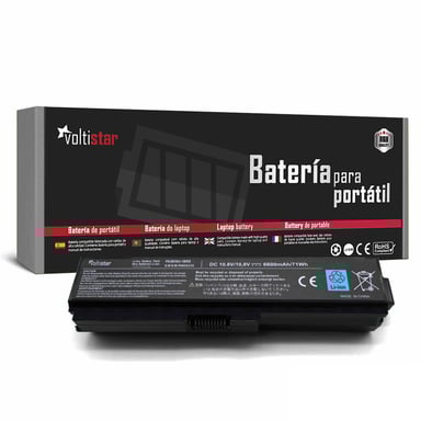 Batería de alta capacidad para portátil Toshiba L630 L640 L640D L645 L645D L650 Pa3634U Pa3635U Pa3636U