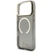 Custodia Guess IML Glitters Script Strap MagSafe per iPhone 17, nera