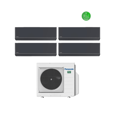Aire acondicionado Panasonic Etherea Dark 6,8 kW gris