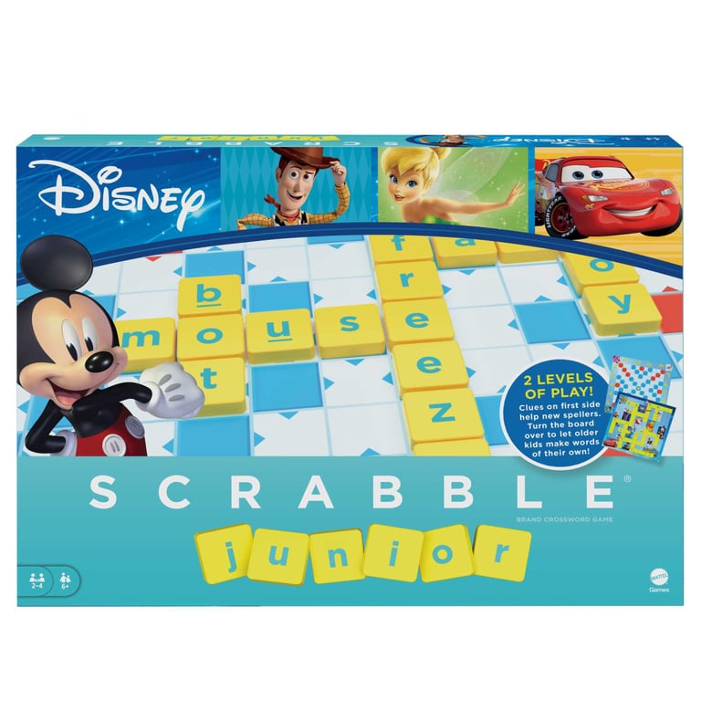 Games Scrabble Junior Disney Jeu de société Mot Neuf - vue 6