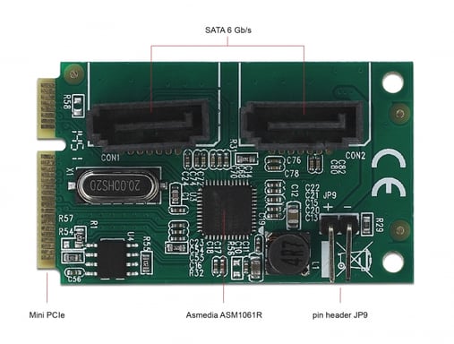 DeLOCK 95264 tarjeta y adaptador de interfaz Interno SATA