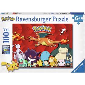Puzzle 100 pieces XXL Pokémon préférés - Ravensburger - Paysage et nature - Rouge - 6 ans - Neuf