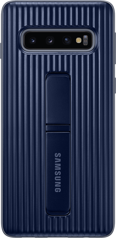 Coque Renforcée fonction Stand Noire pour Samsung G S10 Samsung
