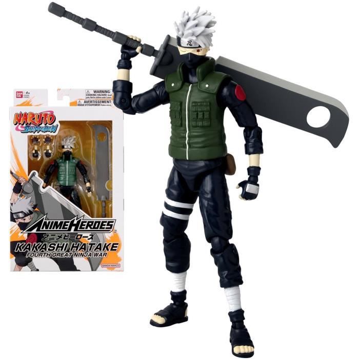 Bandai Anime Heroes Naruto Shippuden Figurine Anime heroes 17 cm Kakashi Hatake Fourth Great Ninja War 36963 - vue 5