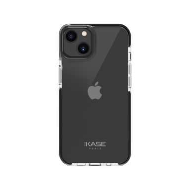 Funda trasera de malla deportiva para Apple iPhone 13 mini, negro azabache
