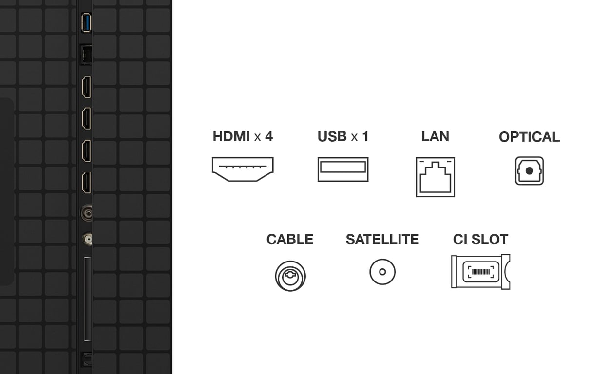 QD Mini 4K UHD 85C9K 216 cm 2025 - vue 6