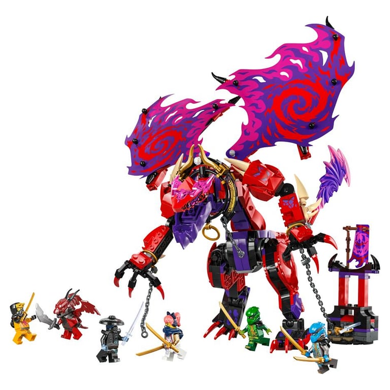 LEGO NINJAGO 71832 Croc-de-tonnerre : Le Dragon du Chaos pour Enfants de 8 Ans et Plus - Neuf