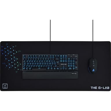 Il tappetino per mouse da gioco G-Lab Pad Yttrium nero