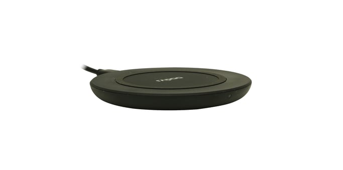 Pad di ricarica QI wireless ''XC140'' + adattatore di rete, nero