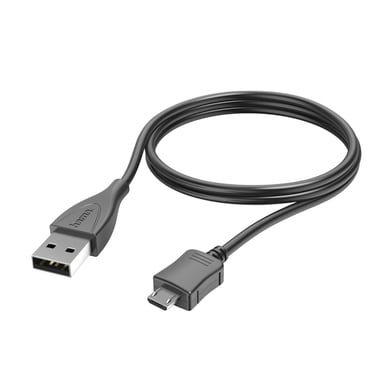 Câble de charge/données, micro-USB, 1 m, noir