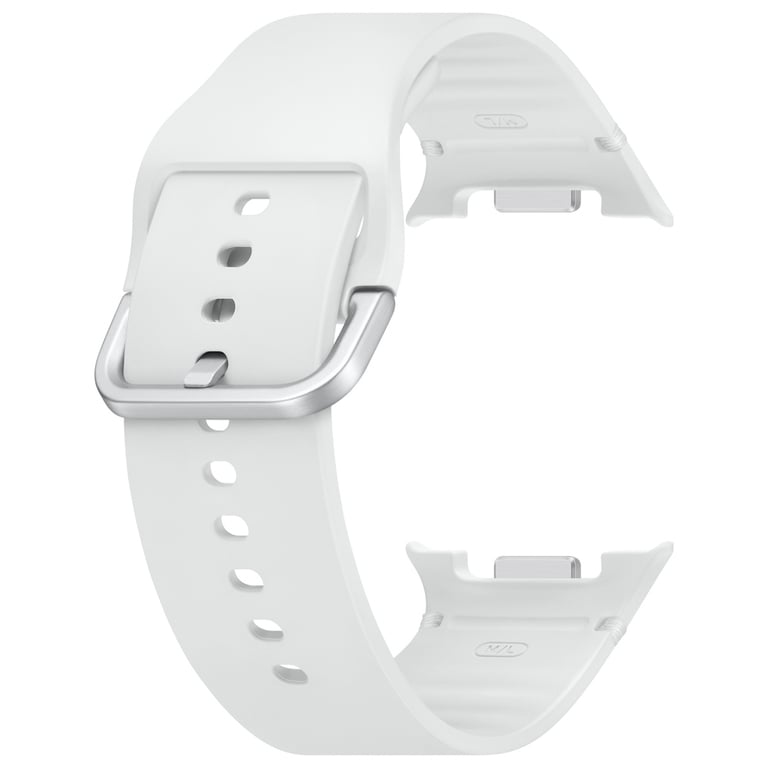 Samsung Bracelet Sport en silicone (M/L) pour Galaxy Watch8 | Watch8 Classic Blanc - vue 4