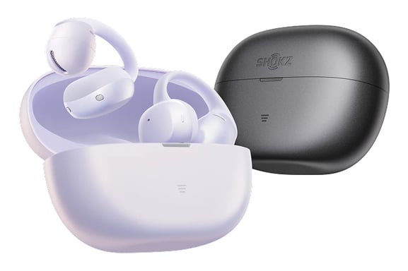 Auricolari True Wireless Shokz OpenDots Air Viola Bluetooth 6.1 DirectPitch™ Bassphere™ IP55