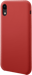 Coque en Gel de Silicone Doux pour Apple iPhone XR, Rouge Ardent