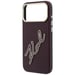 Étui Karl Lagerfeld Smooth Big Resin pour iPhone 18 Pro / 17 Pro, couleur bordeaux