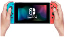 Switch & Nintendo Switch Sports (Pré-installé) + 3 mois d'abonnement NSO (Code), Bleu Néon & Rouge