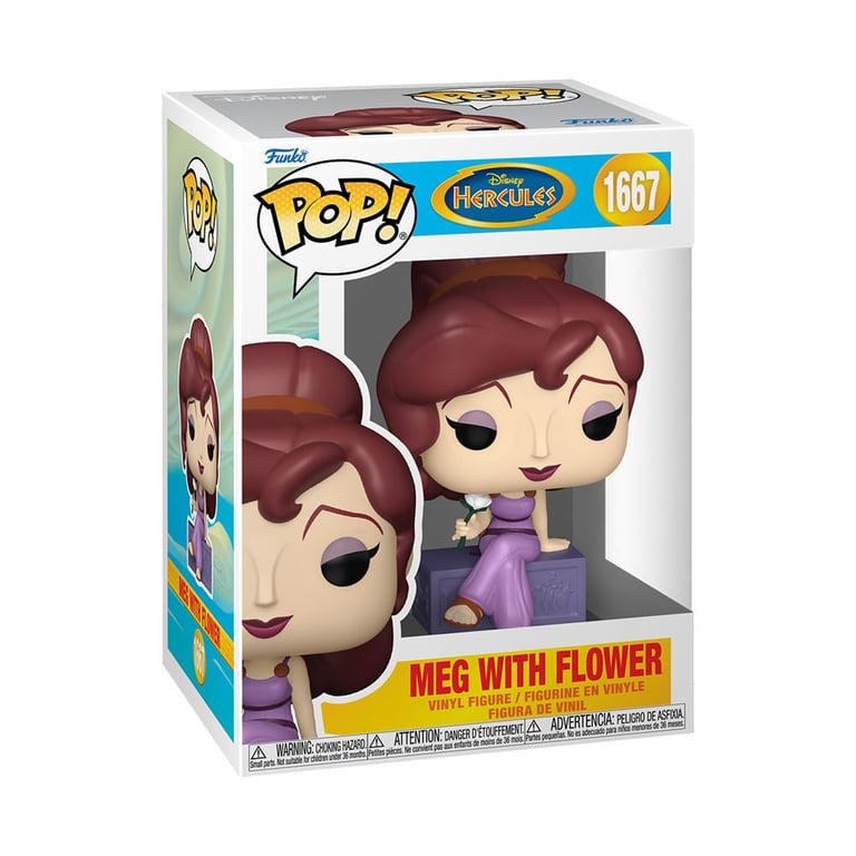 Figurine Funko Pop Disney Hercules Meg with flower - vue 5