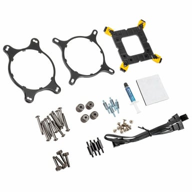 Kolink Umbra Void 360 AIO Processor Liquid Cooling Kit 12 cm Nero 3 pezzo/i