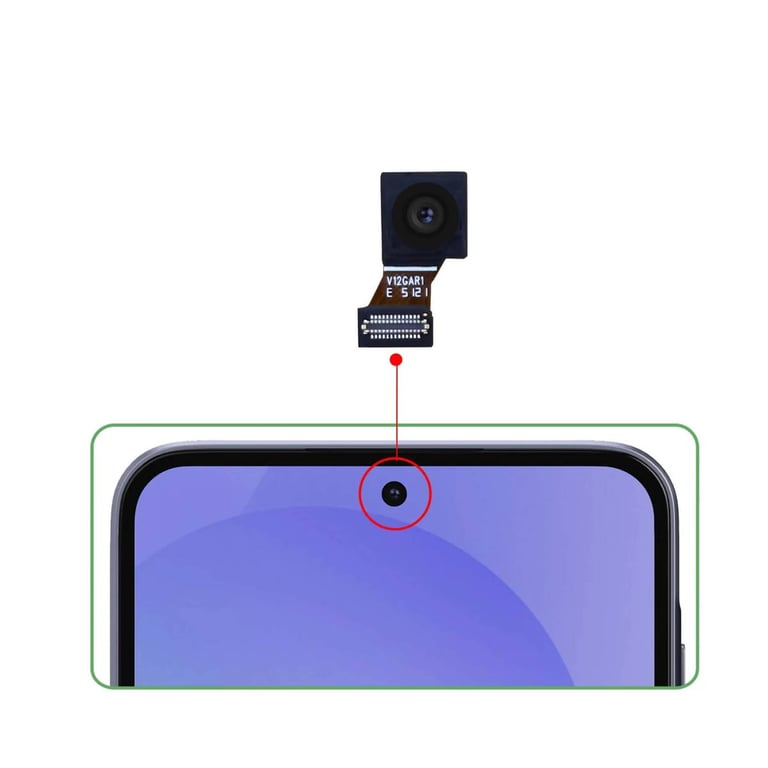 Samsung Caméra Avant pour Samsung Galaxy A36 Capteur Selfie 12MP Original - vue 3