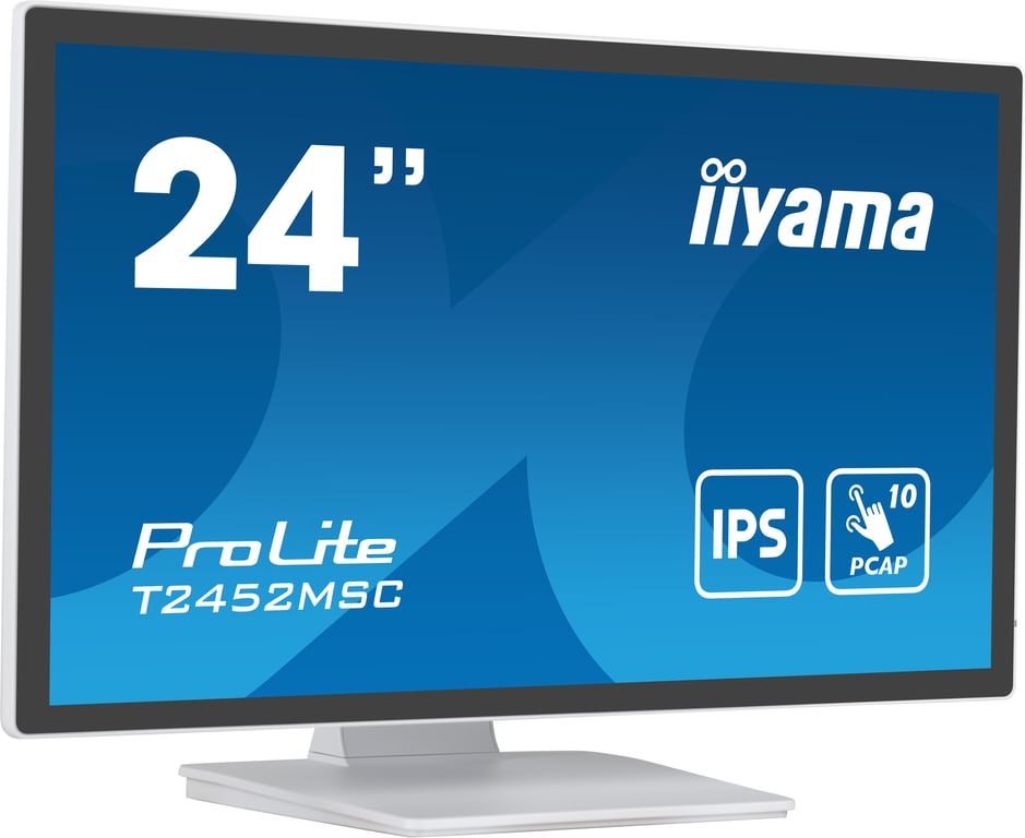 iiyama ProLite T2452MSC W1 écran plat de PC 60 5 cm 23.8 1920 x 1080 pixels Full HD LCD Écran tactile utilisateur Neuf - vue 3