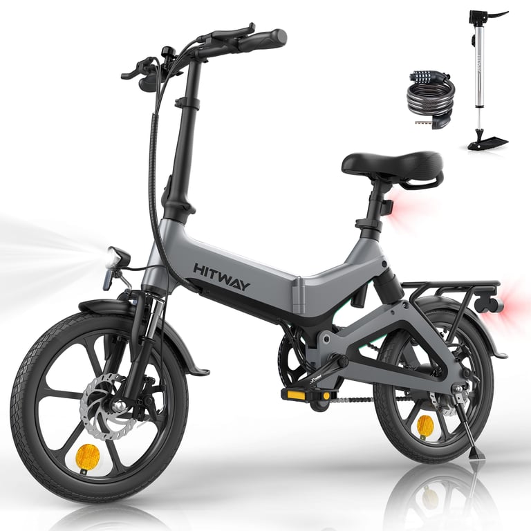 Vélo électrique BK2 E Bike Pliable d'assistance à la pédale Pour Adolescent et Adultes Neuf - vue 4