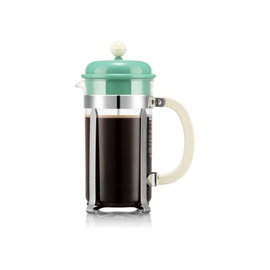 Cafetière à piston BODUM 8 tasses 1 L verre borosilicate vert