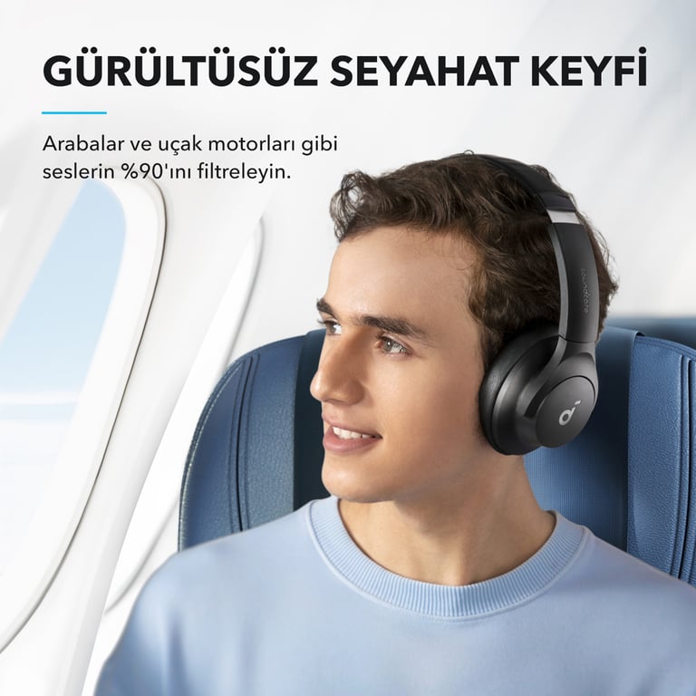 Casque Sans Fil Anker Soundcore Q20i – Bluetooth, Suppression Active du Bruit, 40H - vue 9