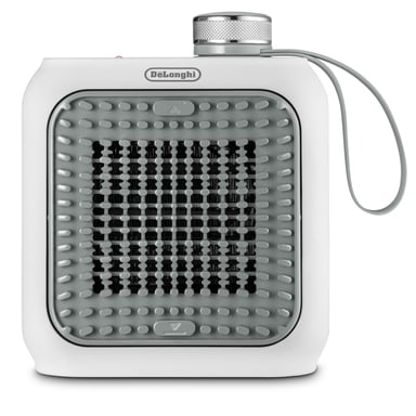 De'Longhi HFX10B03.GR calefactor interior Gris, Blanco 350 W Calefacción de ventilador eléctrico