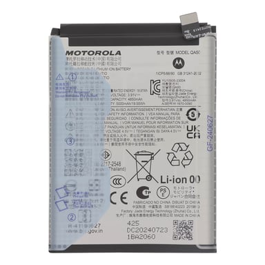 Batterie interne pour Motorola Moto G55 5000mAh modèle QA50 Original Noir
