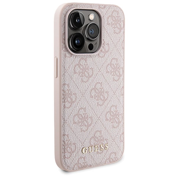 Guess Bundle Pack MagSafe 4G Metal Gold Logo Ensemble coque + Power Bank 5000mAh MagSafe iPhone 15 Pro - vue 4
