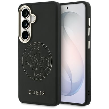 Funda Guess Perforated Logo MagSafe para Samsung Galaxy S26, negra