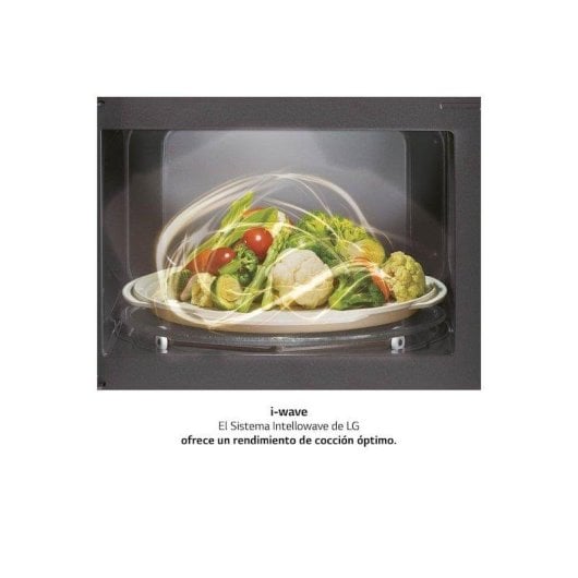 LG MH6042D Micro ondes avec grill et écran numérique de 20 litres et 5 niveaux de puissance fonction I Wave cuisine plus rapide conserve le goût nettoyage facile couleur - vue 4