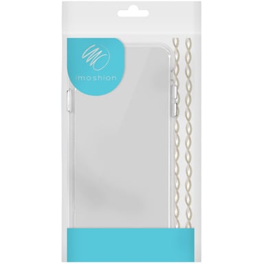 imoshion Coque avec dragonne + bracelet - Perles pour Apple iPhone 13 Pro - Transparent